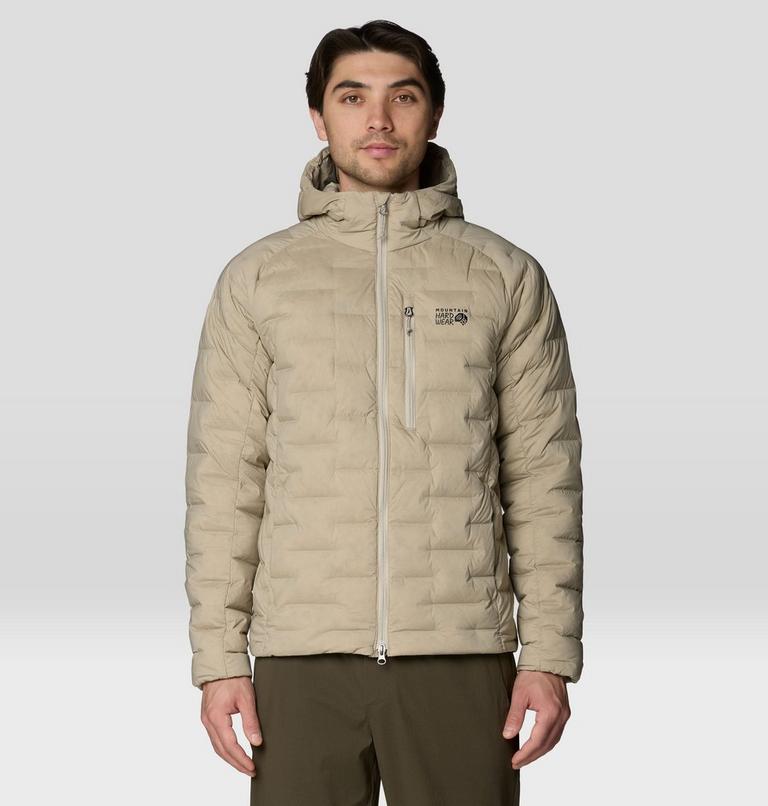 Men's StretchDown Hooded Jacket, Color: Badlands, image 1