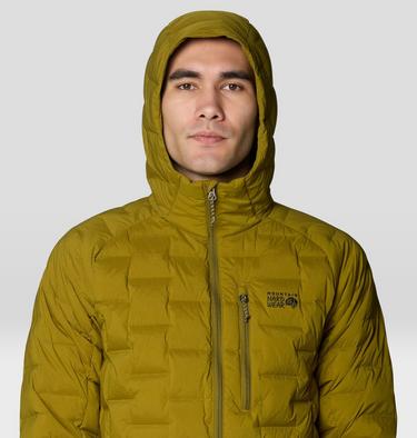 Men's StretchDown Hooded Jacket, Color: Vetiver, image 16