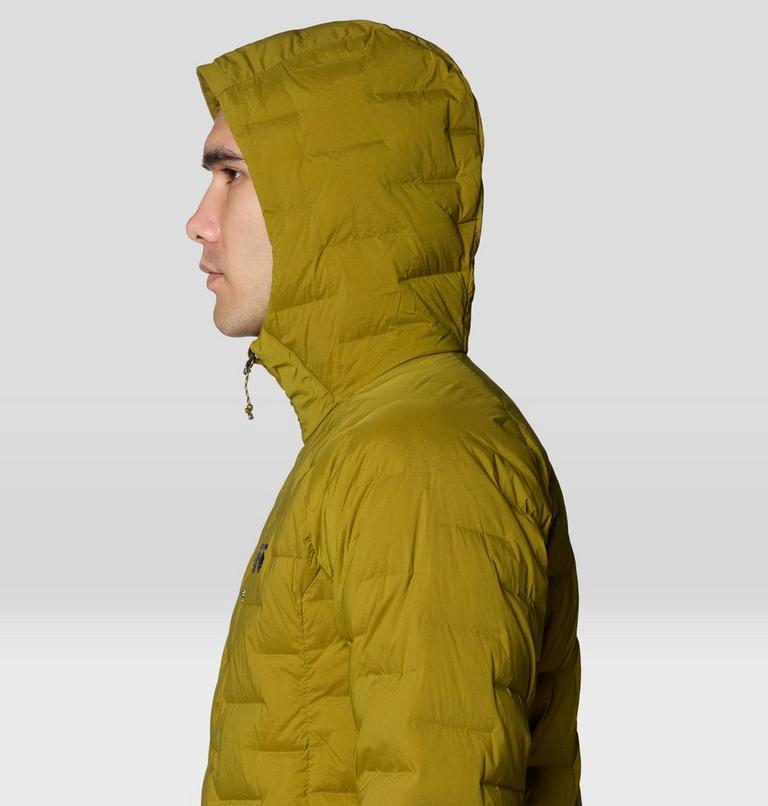 Men's StretchDown Hooded Jacket, Color: Vetiver, image 5
