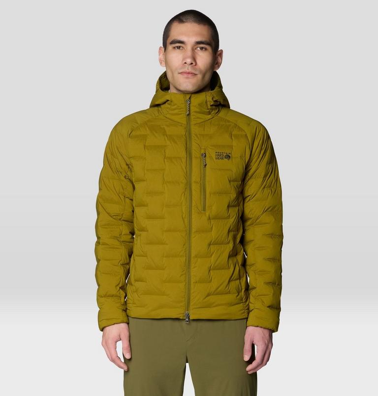 Men's StretchDown Hooded Jacket, Color: Vetiver, image 1