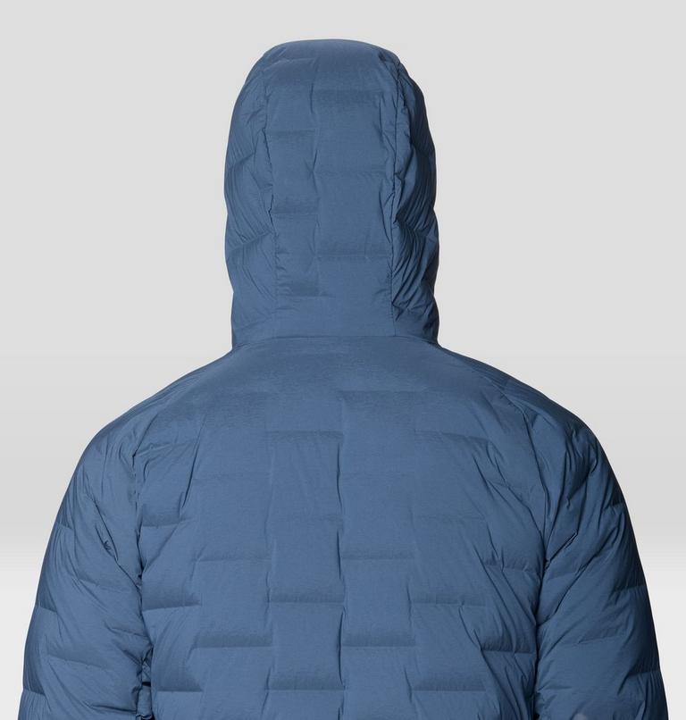 Men's StretchDown Hooded Jacket, Color: Astral Blue, image 8