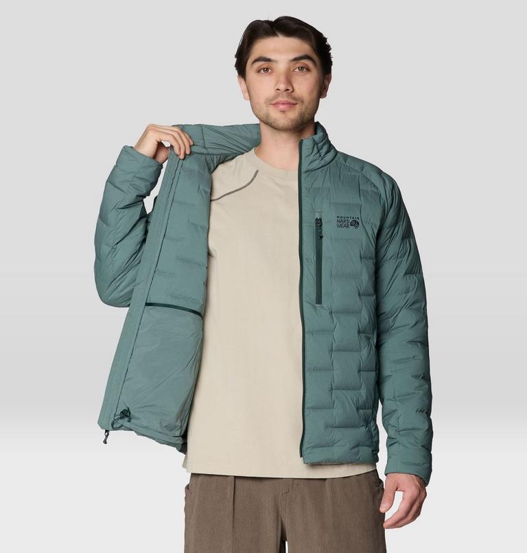 Men's StretchDown Jacket, Color: Thunderhead Grey, image 6