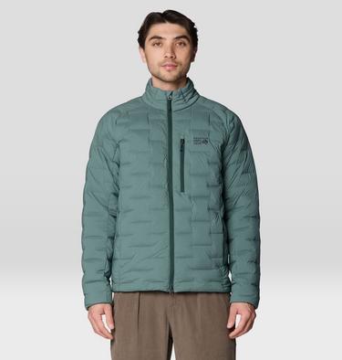 Men's StretchDown Jacket, Color: Thunderhead Grey, image 9