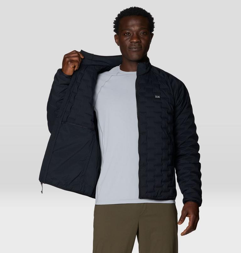 Men's StretchDown Light Jacket, Color: Black, image 6