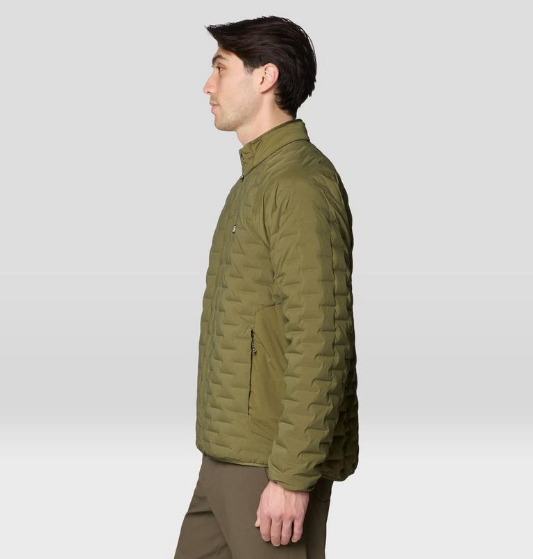 Men's StretchDown Light Jacket, Color: Combat Green, image 4