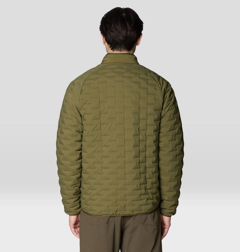 Men's StretchDown Light Jacket, Color: Combat Green, image 3