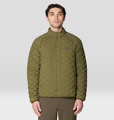 Men's StretchDown Light Jacket, Color: Combat Green, image 5