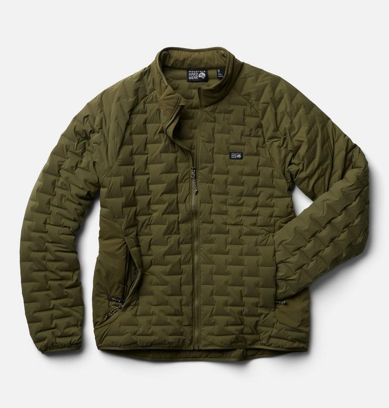 Men's StretchDown Light Jacket, Color: Combat Green, image 2