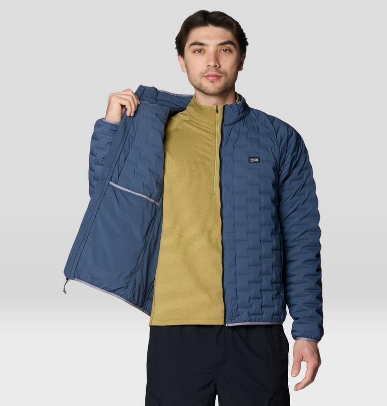 Men's StretchDown Light Jacket, Color: Astral Blue, image 5
