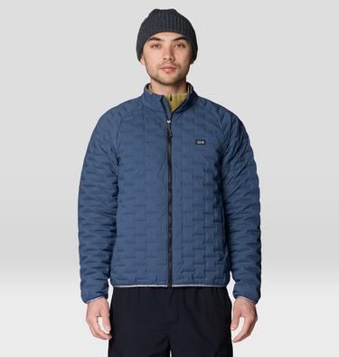 Men's StretchDown Light Jacket, Color: Astral Blue, image 7