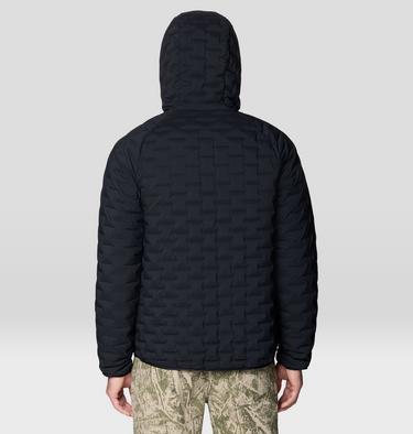 Men's StretchDown Light Hooded Jacket, Color: Black, image 19