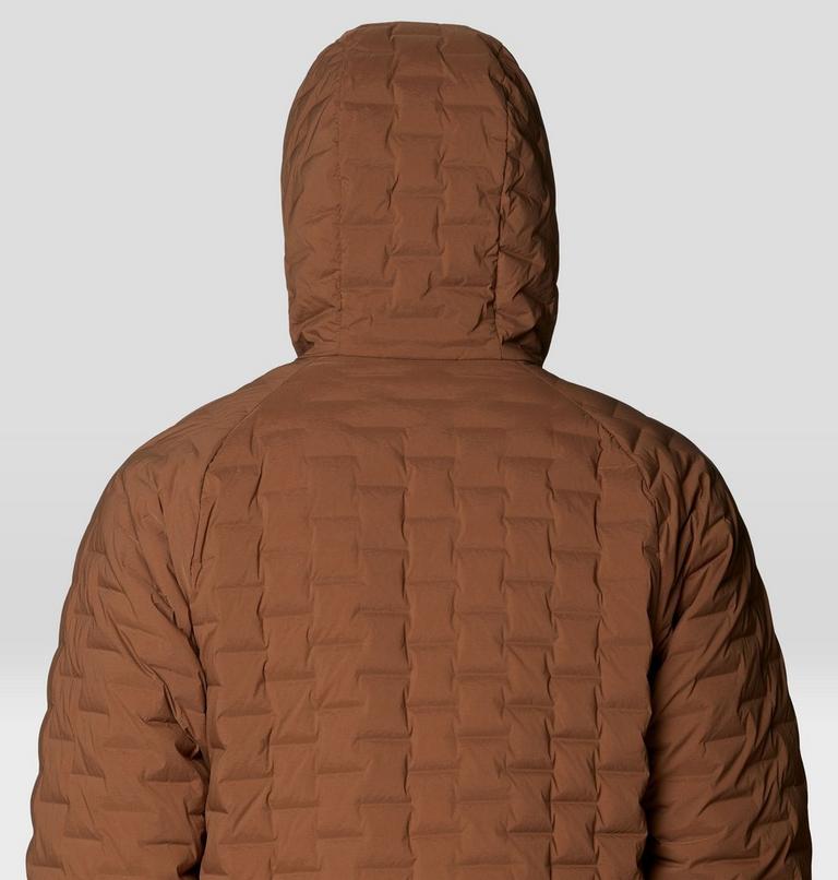 Men's StretchDown Light Hooded Jacket, Color: Morel, image 8