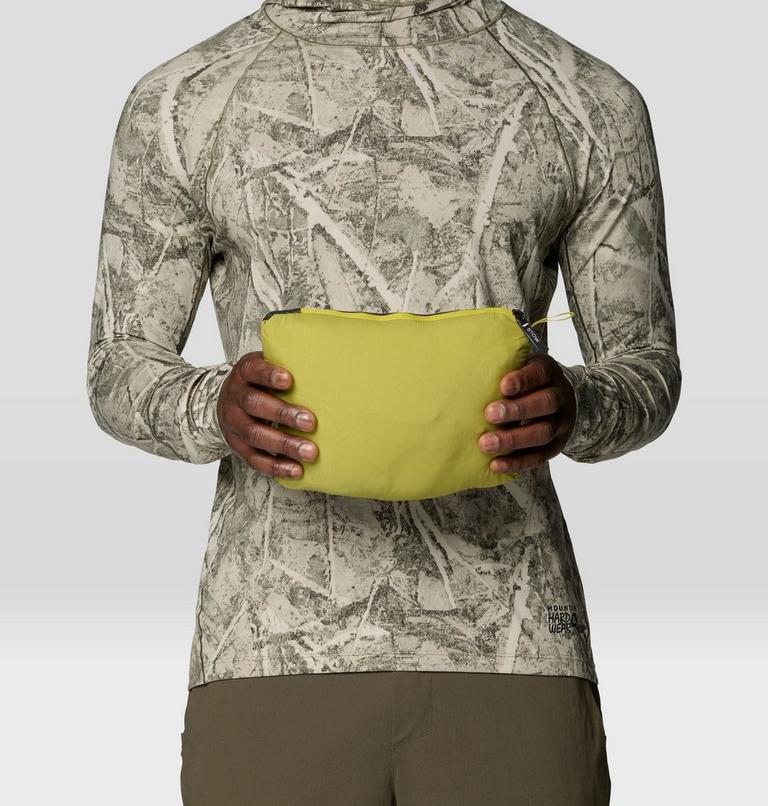 Men's StretchDown Light Hooded Jacket, Color: Bright Fatigue, image 8