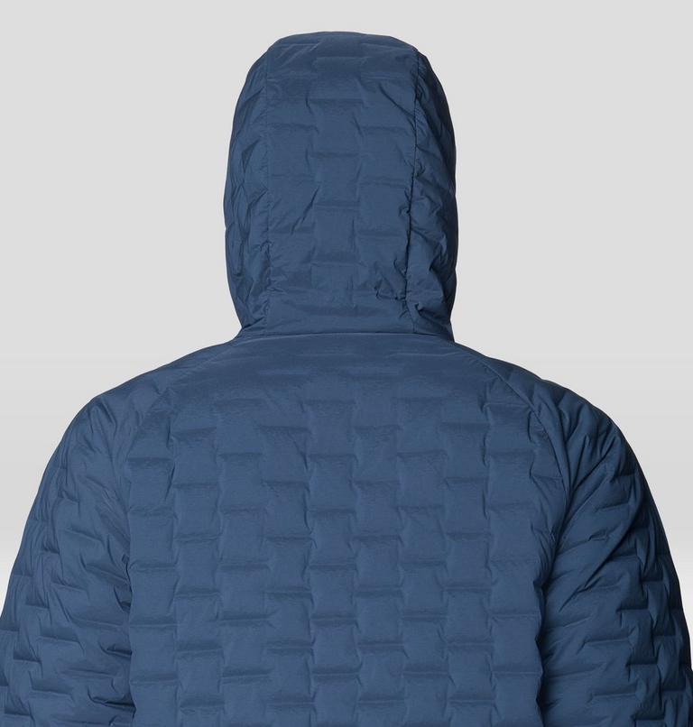 Men's StretchDown Light Hooded Jacket, Color: Astral Blue, image 8