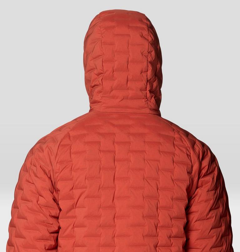 Men's StretchDown Light Hooded Jacket, Color: Mars Red, image 7