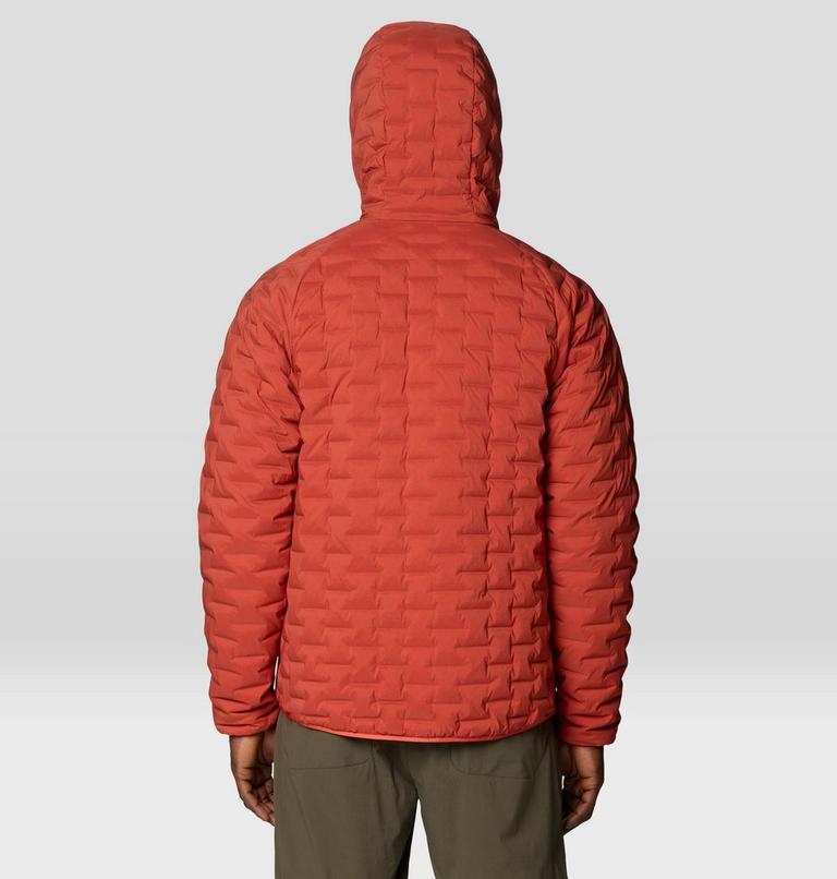 Men's StretchDown Light Hooded Jacket, Color: Mars Red, image 2