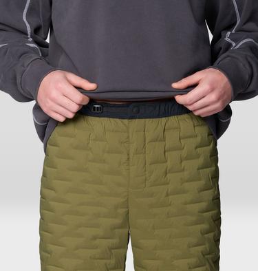 Men's StretchDown Light Pant, Color: Combat Green, image 8