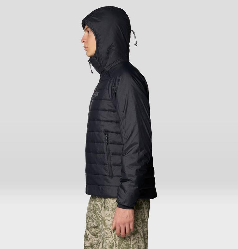 Men's Free Element Hooded Jacket, Color: Black, image 4