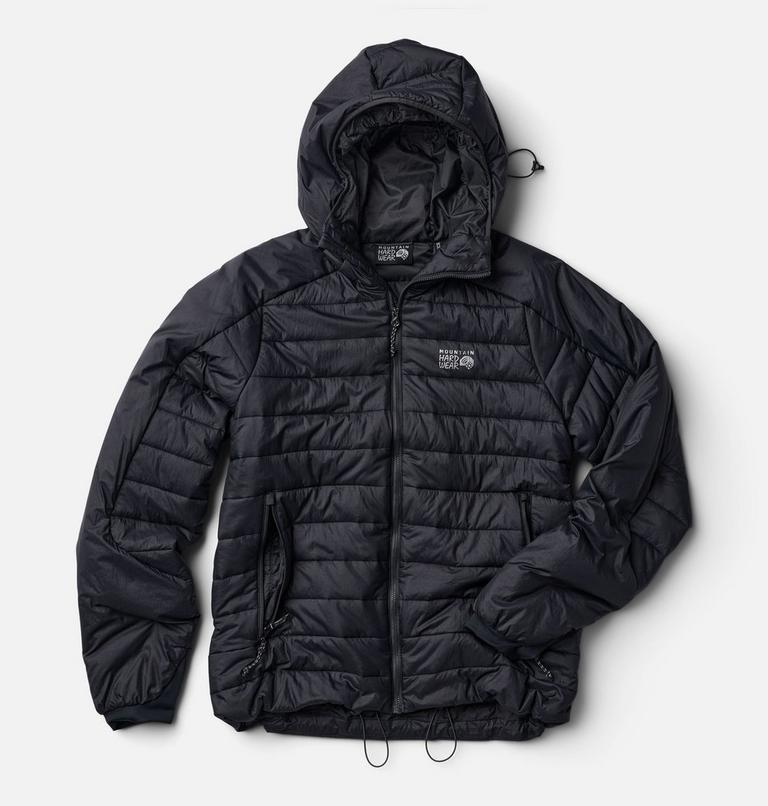 Men's Free Element Hooded Jacket, Color: Black, image 2