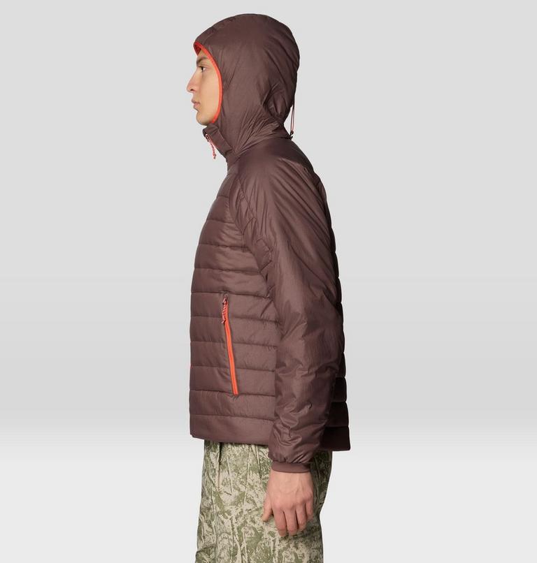 Men's Free Element Hooded Jacket, Color: Carob, image 3