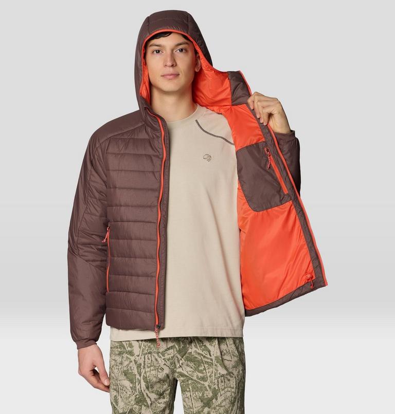 Men's Free Element Hooded Jacket, Color: Carob, image 6