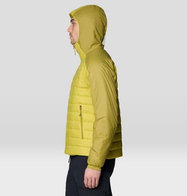 Men's Free Element Hooded Jacket, Color: Lucky Chard, Bright Fatigue, image 11