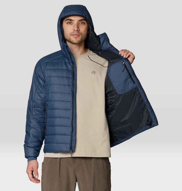Men's Free Element Hooded Jacket, Color: Astral Blue, image 6