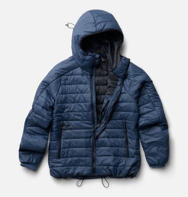 Men's Free Element Hooded Jacket, Color: Astral Blue, image 10