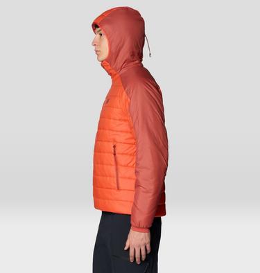 Men's Free Element Hooded Jacket, Color: Aspect, Mars Red, image 7
