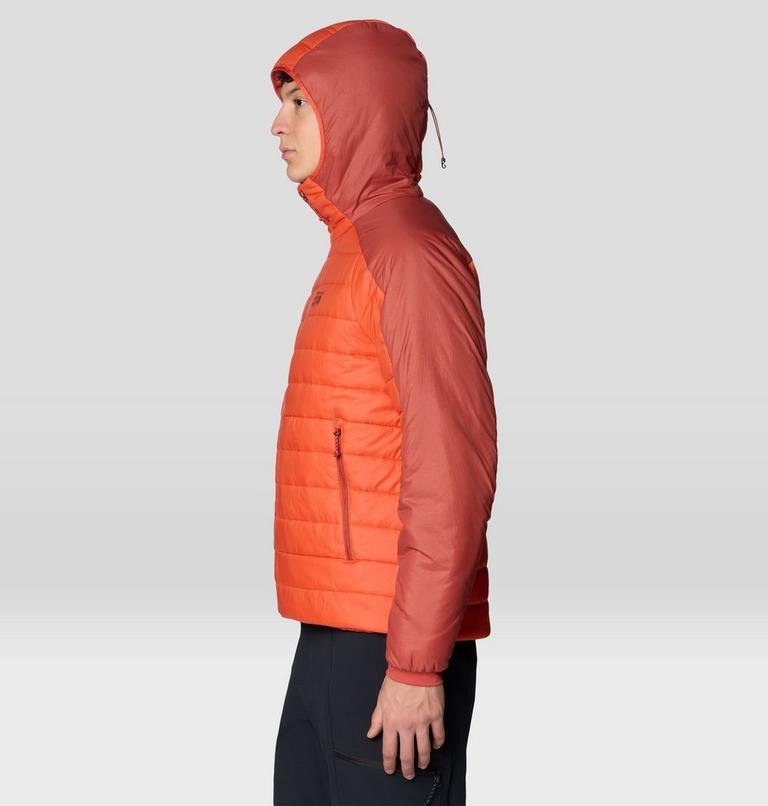 Men's Free Element Hooded Jacket, Color: Aspect, Mars Red, image 3