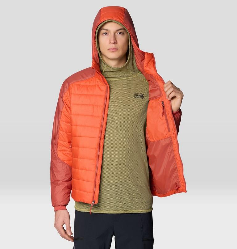 Men's Free Element Hooded Jacket, Color: Aspect, Mars Red, image 5