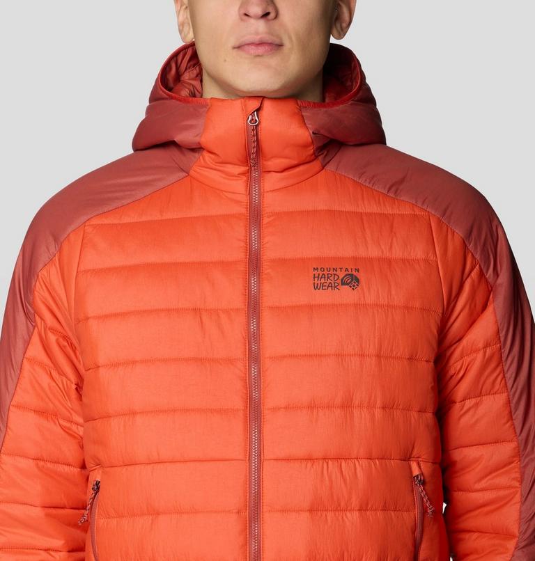 Men's Free Element Hooded Jacket, Color: Aspect, Mars Red, image 7