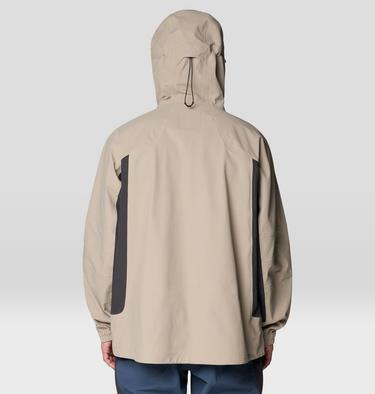 Men's Warp Factor 3L Hooded Jacket, Color: Badlands, Shark, image 7