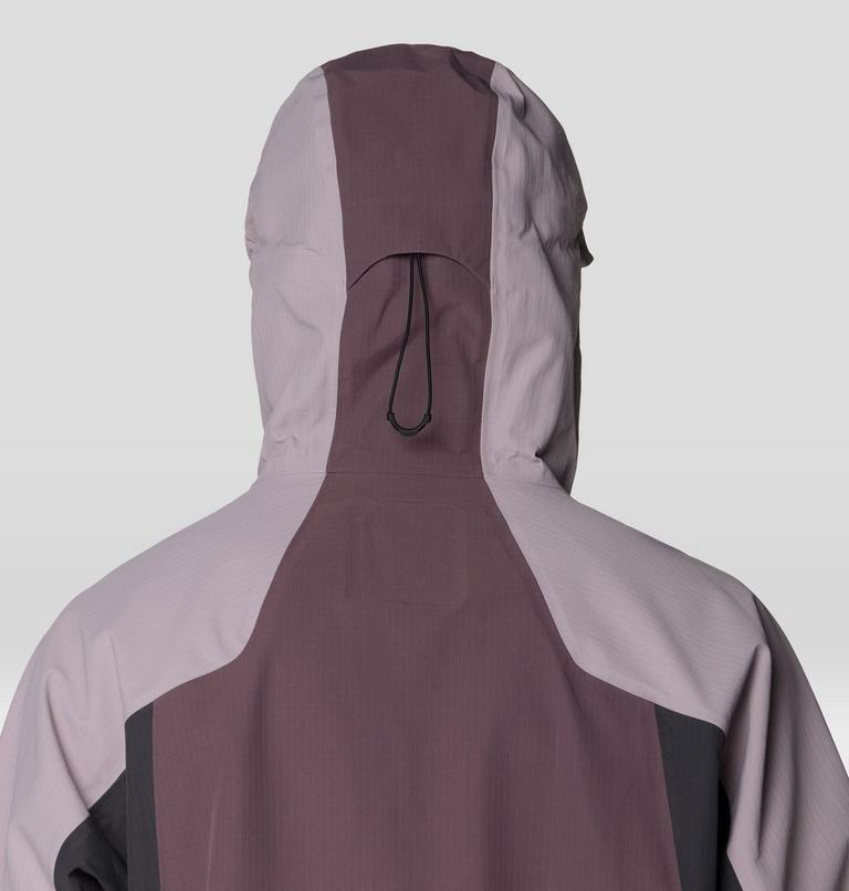 Men's Warp Factor 3L Hooded Jacket, Color: Purple Sage, Mystic Purple, Shark, image 9