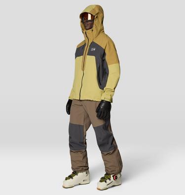 Men's Warp Factor 3L Pant, Color: Tierra, Shark, image 6