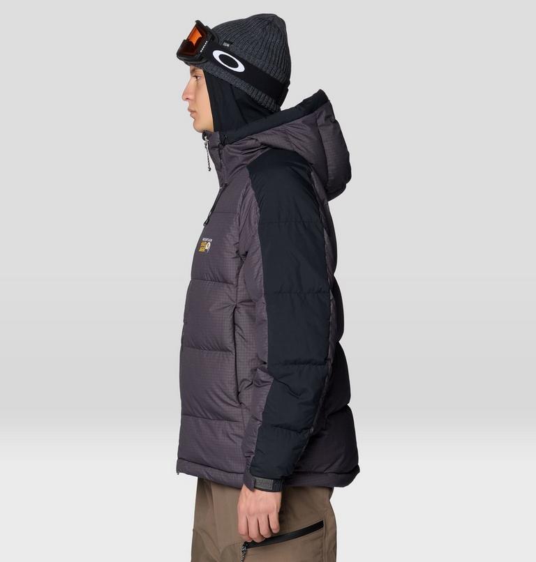 Men's Flow Factor Down Jacket, Color: Shark, Black, image 4