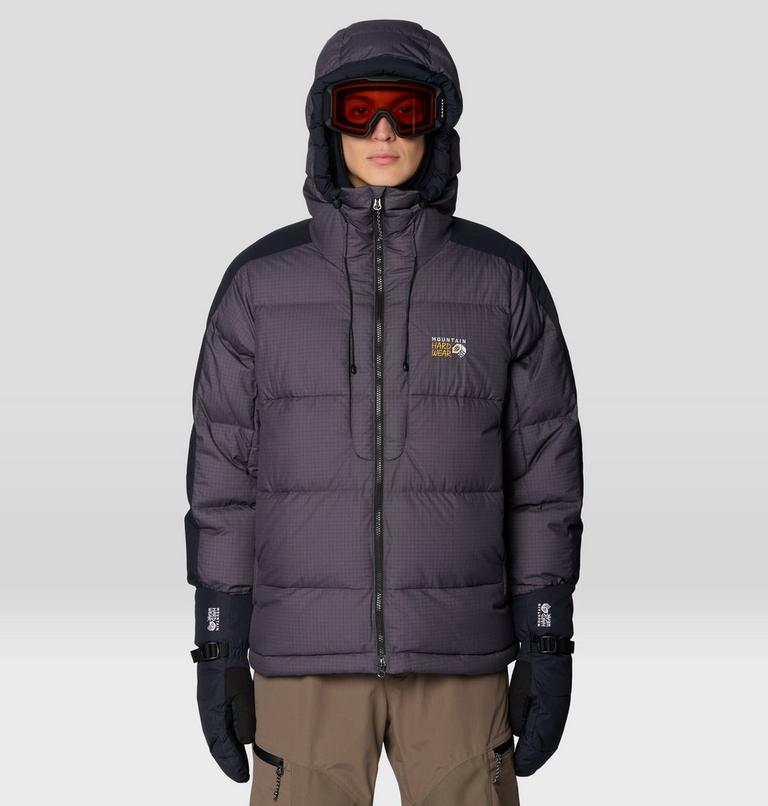 Men's Flow Factor Down Jacket, Color: Shark, Black, image 5