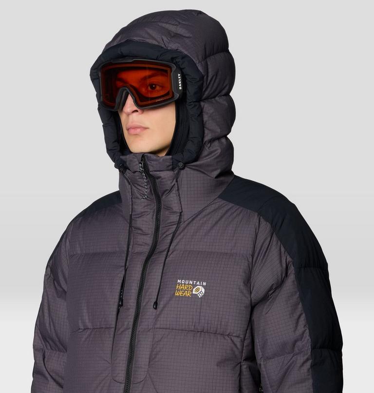 Men's Flow Factor Down Jacket, Color: Shark, Black, image 6