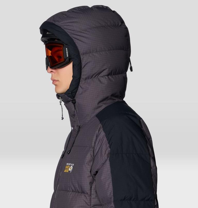 Men's Flow Factor Down Jacket, Color: Shark, Black, image 7