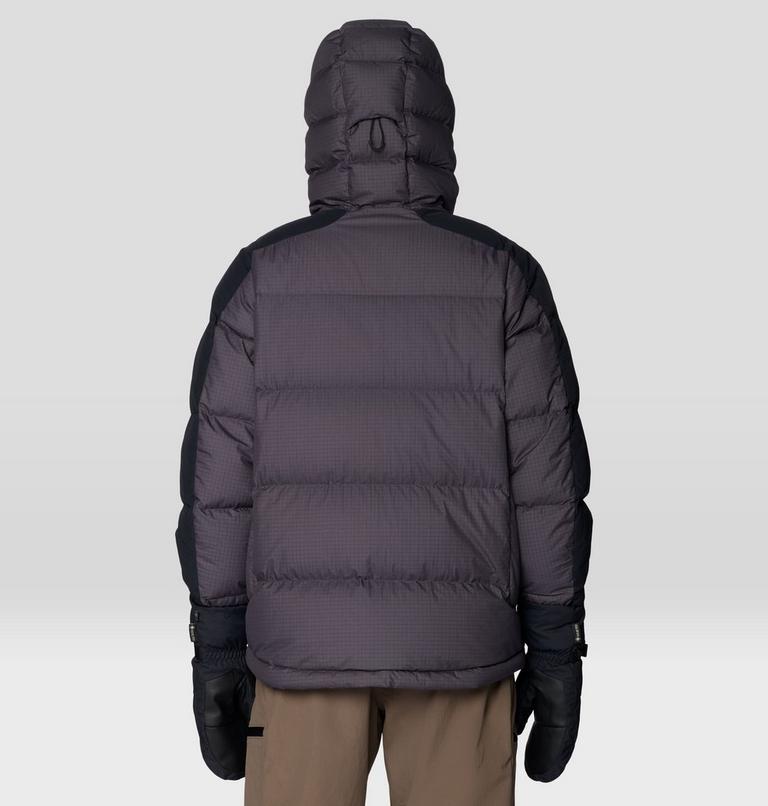 Men's Flow Factor Down Jacket, Color: Shark, Black, image 3