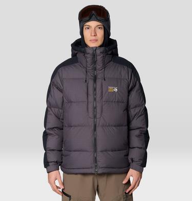Men's Flow Factor Down Jacket, Color: Shark, Black, image 1