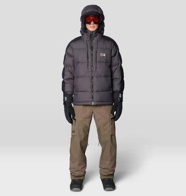 Men's Flow Factor Down Jacket, Color: Shark, Black, image 2