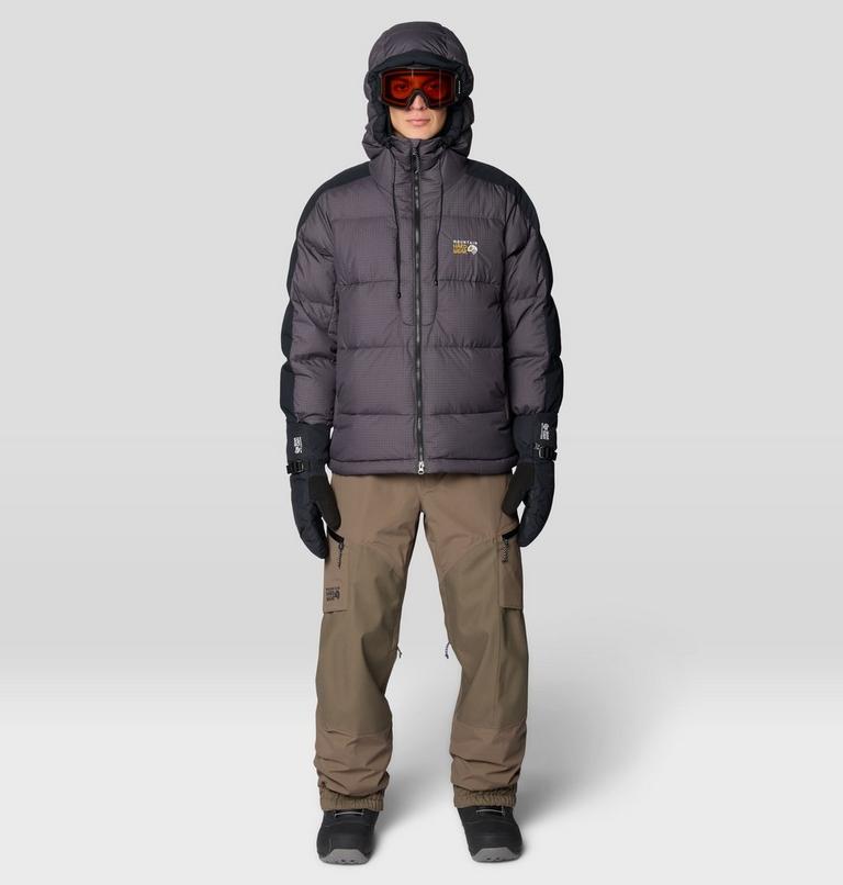 Men's Flow Factor Down Jacket, Color: Shark, Black, image 2