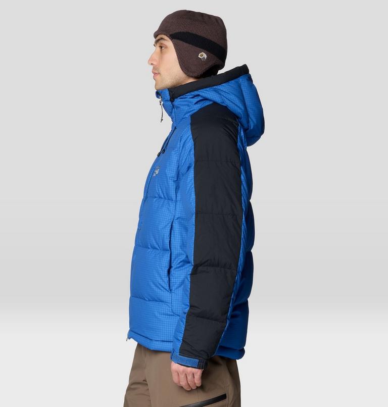 Men's Flow Factor Down Jacket, Color: Berry Blue, image 4