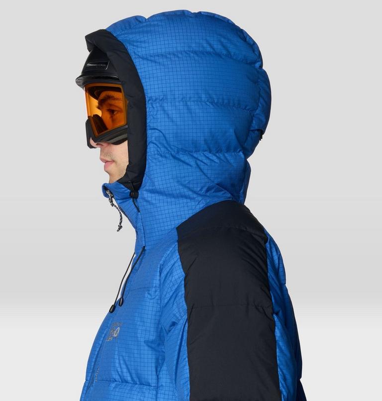 Men's Flow Factor Down Jacket, Color: Berry Blue, image 7