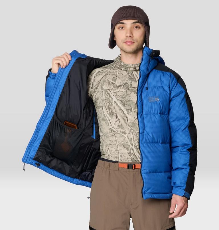 Men's Flow Factor Down Jacket, Color: Berry Blue, image 9