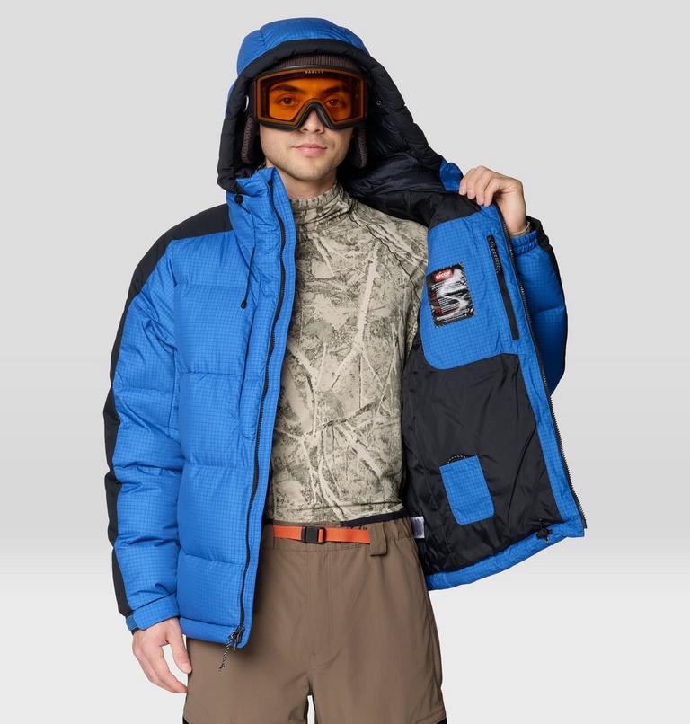 Men's Flow Factor Down Jacket, Color: Berry Blue, image 10