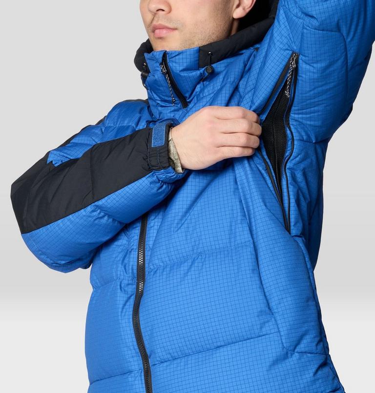 Men's Flow Factor Down Jacket, Color: Berry Blue, image 11