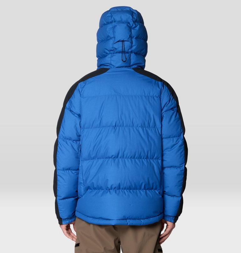 Men's Flow Factor Down Jacket, Color: Berry Blue, image 3