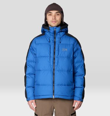 Men's Flow Factor Down Jacket, Color: Berry Blue, image 3